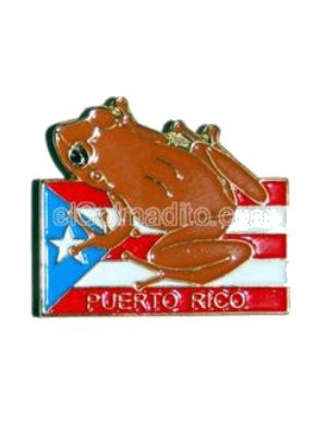 Puerto Rico Flag & the Coqui Puerto Rico