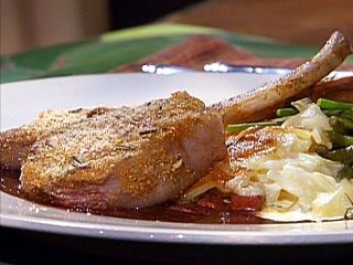 Lamb Chops with<br>Goat Cheese Crust