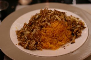 Recipe Arroz Amarillo<br>Yellow Rice and Crab Puerto Rico