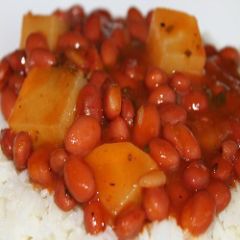 Recipe Habichuelas Rosadas<br>Pink Beans Puerto Rico