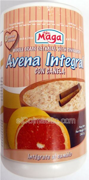 Maga Avena Integral con Canela 12onz<br>Whole Grain Oatmeal with Cinnamon Puerto Rico