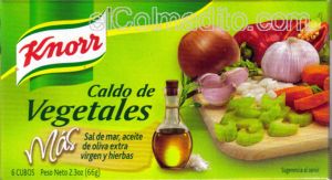 Productos Knorr de Puerto Rico, Caldo de Vegetales, Cubitos Puerto Rico