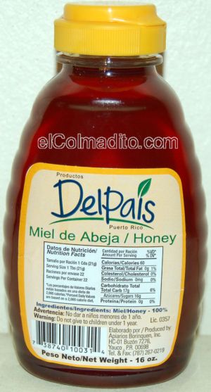Miel de Puerto Rico, Puertorican Honey, Puerto Rican Honey Puerto Rico