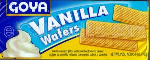 Goya Wafers de Vainilla  Puerto Rico