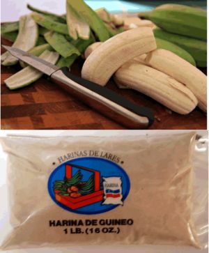 Harina de Guineo, Green Banana Dough Puerto Rico