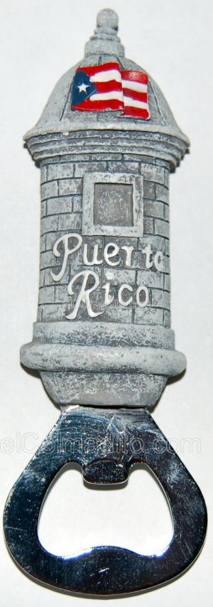 Iman y Abre Botella  Garrita<br> Magnet and Bottle Opener Garrita Puerto Rico