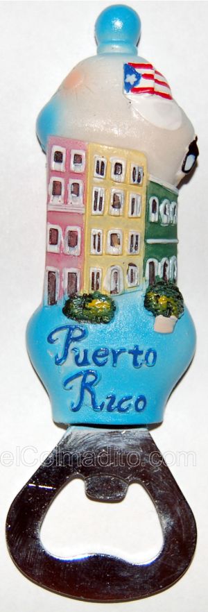 Iman y Abre Botella  Garrita<br> Magnet and Bottle Opener Garrita Puerto Rico