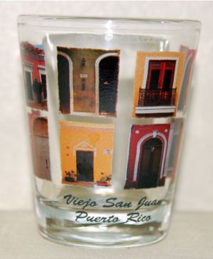 Vasos de Puerto Rico, Puertorican Shot Glass, Tazas de Puerto Rico, Puerto Rican Souveniers Puerto Rico