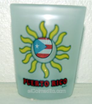 Vasos de Puerto Rico, Puertorican Shot Glass, Tazas de Puerto Rico, Puerto Rican Souveniers Puerto Rico