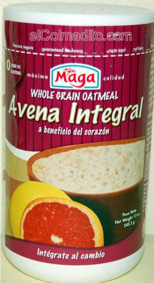 Maga Avena Integral 12onz<br>Whole Grain Oatmeal , Cereales de Puerto Rico, Puertorican Food, Puerto Puerto Rico