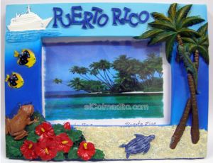 Marcos de Puerto Rico, Puertorican Pictureframes, Puerto Rico Beaches, Puerto Rico Coqui Puerto Rico