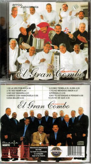 El Gran Combo de Puerto Rico, Arroz con Habichuelas, Musica de Puerto Rico, Puerto Rico Music Puerto Rico