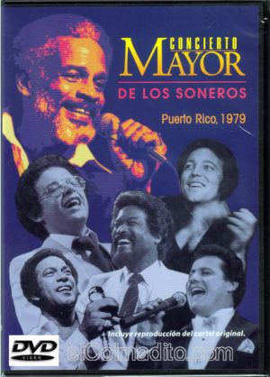Concierto Mayor de los Soneros, Puerto Rico 1979, DVD, Musica de Puerto Rico, Salsa de Puerto Rico Puerto Rico