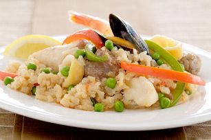 Paella Valenciana<br>Seafood Paella