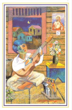 Puerto Rico Art, Postales de Navidad, Christmas Cards from Puertorican Artists Puerto Rico
