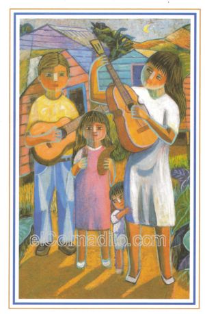 Puerto Rico Art, Postales de Navidad, Christmas Cards from Puertorican Artists Puerto Rico
