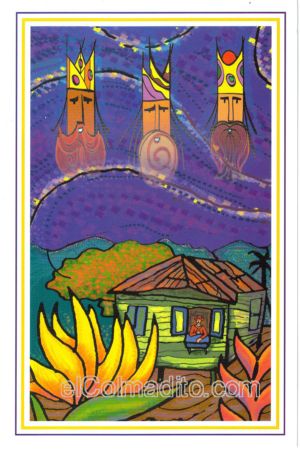 Puerto Rico Art, Postales de Navidad, Christmas Cards from Puertorican Artists Puerto Rico