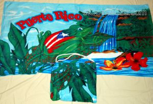 Toalla Bulto Coqui de Puerto Rico, Towel Bag the Coqui of Puerto Rico Puerto Rico