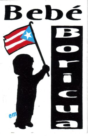 Sticker Bebe Boricua, Puertorican Baby Boy Sticker Puerto Rico