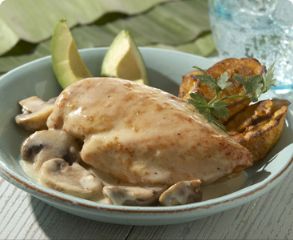 Recipe Chicken<br>Cream Sauce Puerto Rico