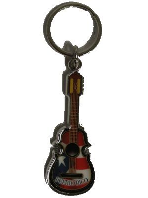 Puerto Rico Flag Keychain Puerto Rico