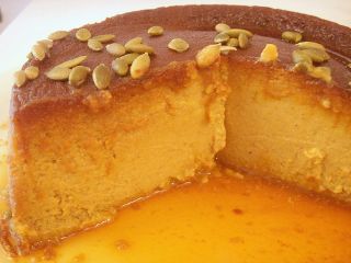 Recipe Flan de Calbaza<br>Pumpkin Puerto Rico