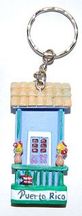 Puerto Rico Keychain Souvenir Puerto Rico