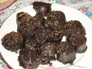 Recipe Morcillas<br>Blood Sausage Puerto Rico