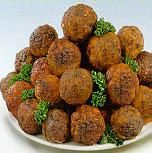Bolitas de Carne<br>Platano Maduro