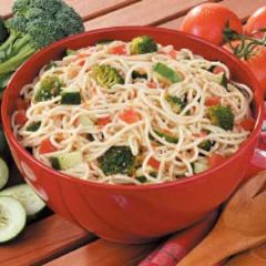 Ensalada<br>Espaguetis
