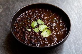 Recipe Habichuelas Negras<br>Black Beans Puerto Rico