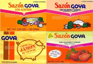 Sazon Goya, Goya Seasonings, Adobos Goya Puerto Rico