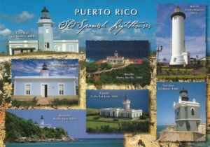 Old Spanish Lighthouses, Post Card Puerto Rico