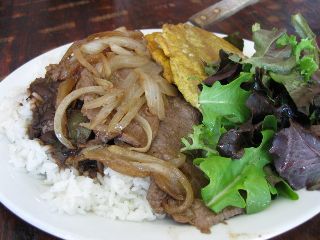 Recipe Bistec Encebollado<br>Steak with Onions Puerto Rico