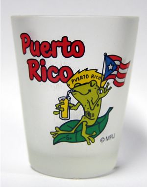 Vasos de Puerto Rico, Puertorican Shot Glass, Tazas de Puerto Rico, Puerto Rican Souveniers Puerto Rico