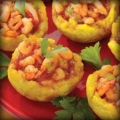 Recipe Stuffed Tostones<br>with Shrimp Puerto Rico